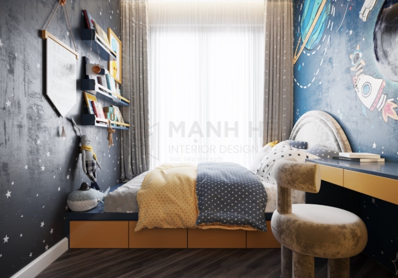 32 Phong Ngu Mau Xanh Cua Be