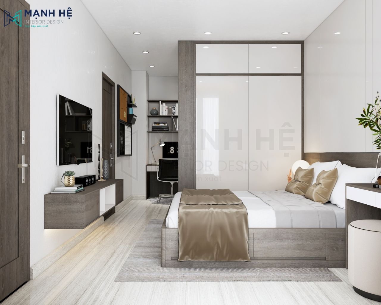 Giường ngủ có hộc kéo đa năng tăng không gian chứa đồ