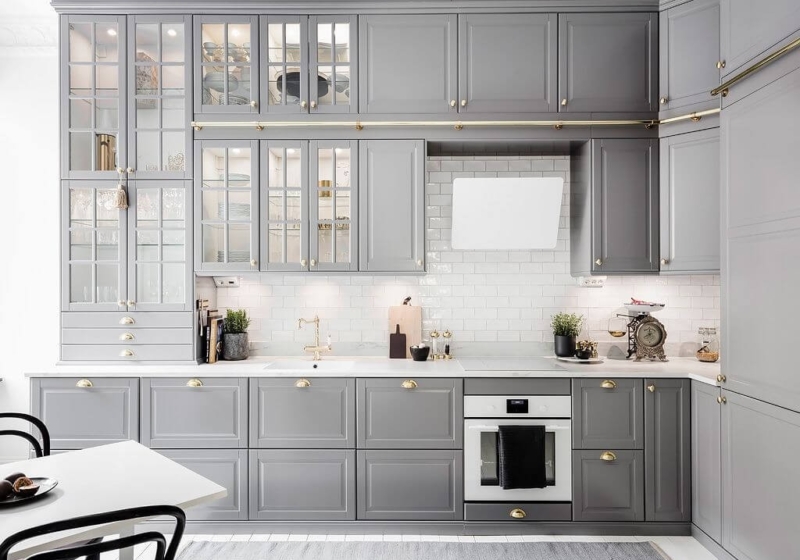 32 Thiet Ke Tu Bep Mau Xam Ghi Sang Trong