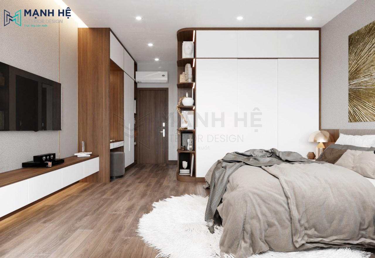 TOP 10 Mẫu thiết kế phòng ngủ hình chữ L đẹp nhất năm 2025