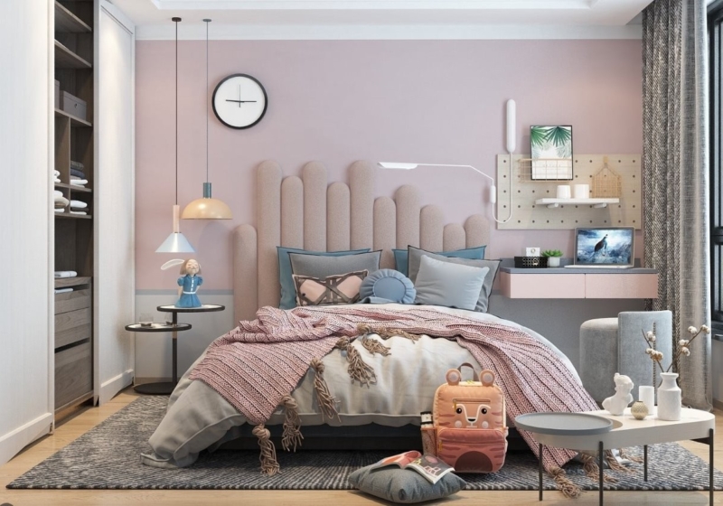 5 Phong Ngu Son Mau Hong