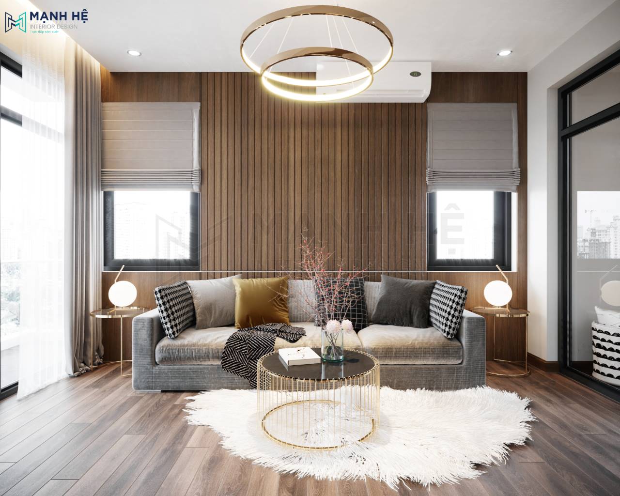 65+ Mẫu thanh lam gỗ trang trí phòng khách đẹp, sang trọng