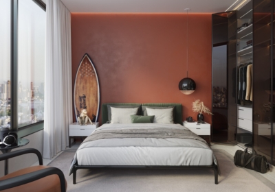 7 Thiet Ke Phong Ngu Dep Mau Do