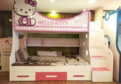 9 Giuong 2 Tang Hello Kitty