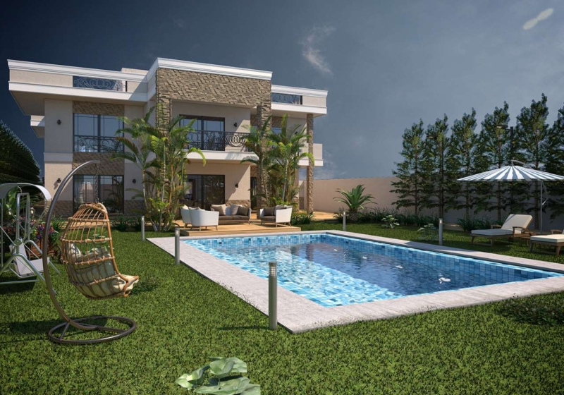 Biet Thu Vuon Sang Trong Noi That Manh He