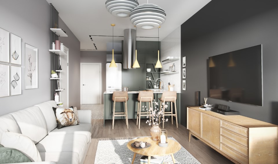 7 ý tưởng thiết kế nội thất căn hộ cho người độc thân