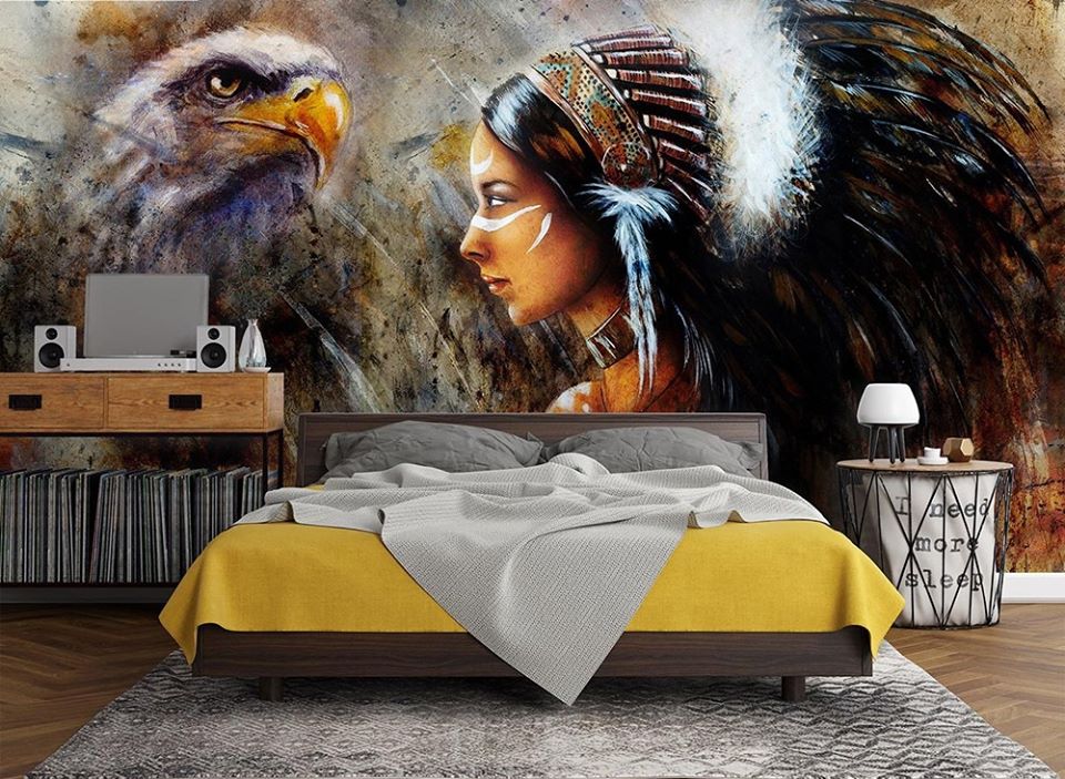 Chọn hình vẽ trang trí phòng ngủ theo chủ đề phù hợp với từng thành viên trong gia đình