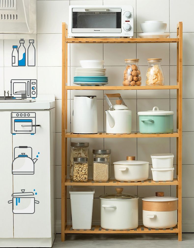 10+ kệ để đồ giúp không gian nhà bếp trở nên tiện nghi và ngăn nắp hơn