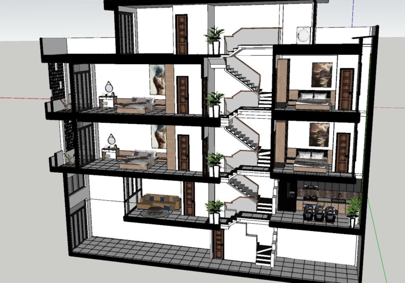 Mat Cat Nha Lech Tang