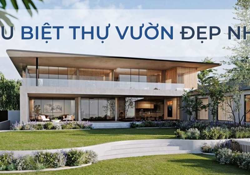 Mau Biet Thu Vuon Dep