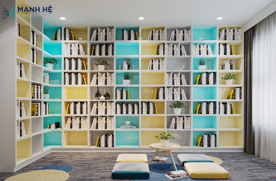 phong-doc-sach-view-3-noithatmanghevn 30+  Mẫu thiết kế phòng đọc sách đẹp nhất cho các bé và phòng đọc sách chung cho gia đình