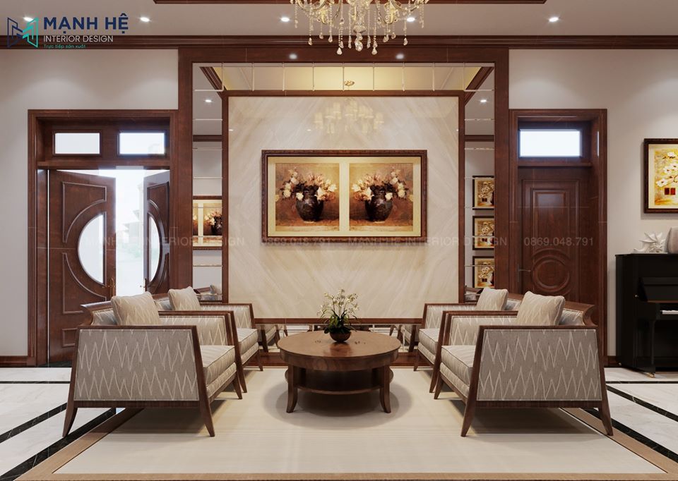  Thiết kế nội thất phòng khách theo phong cách Nhật