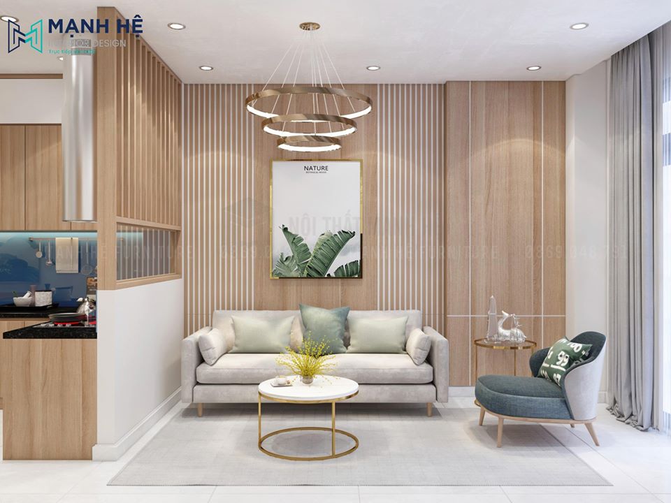 phong-khach-chung-cu-noi-that-manh-he-2 Moonlight Boulevard 52m2 - 1PN - Chị Thảo