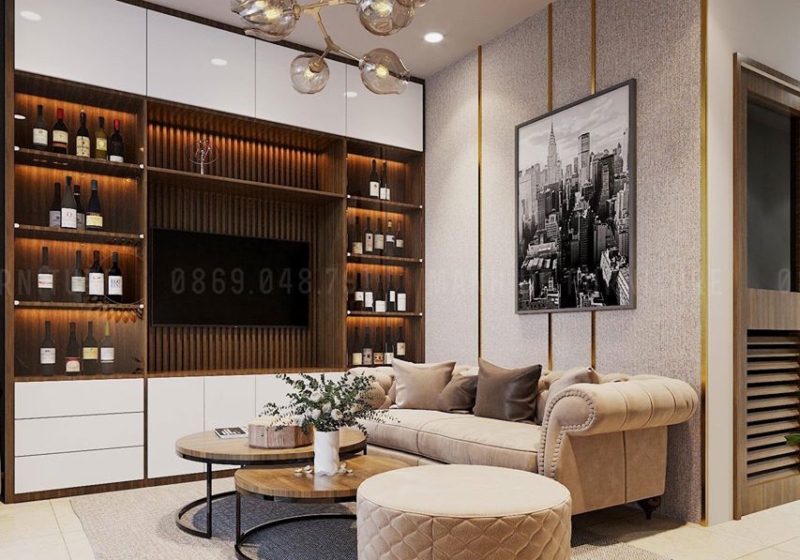 Phong Khach Dep Noi That Manh He