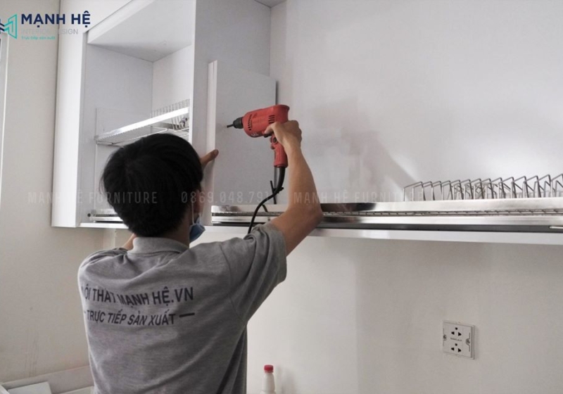 Xưởng Chuyên Thi Công Tủ Bếp Gỗ Giá Rẻ Tại TP.HCM