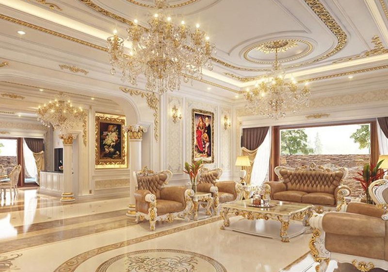 Thiet Ke Noi That Biet Thu Co Dien 6