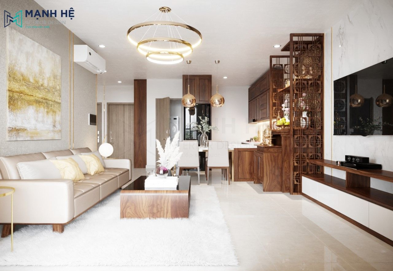 [BST] 15 Mẫu thiết kế nội thất chung cư 63m2 đẹp, hiện đại nhất 2025