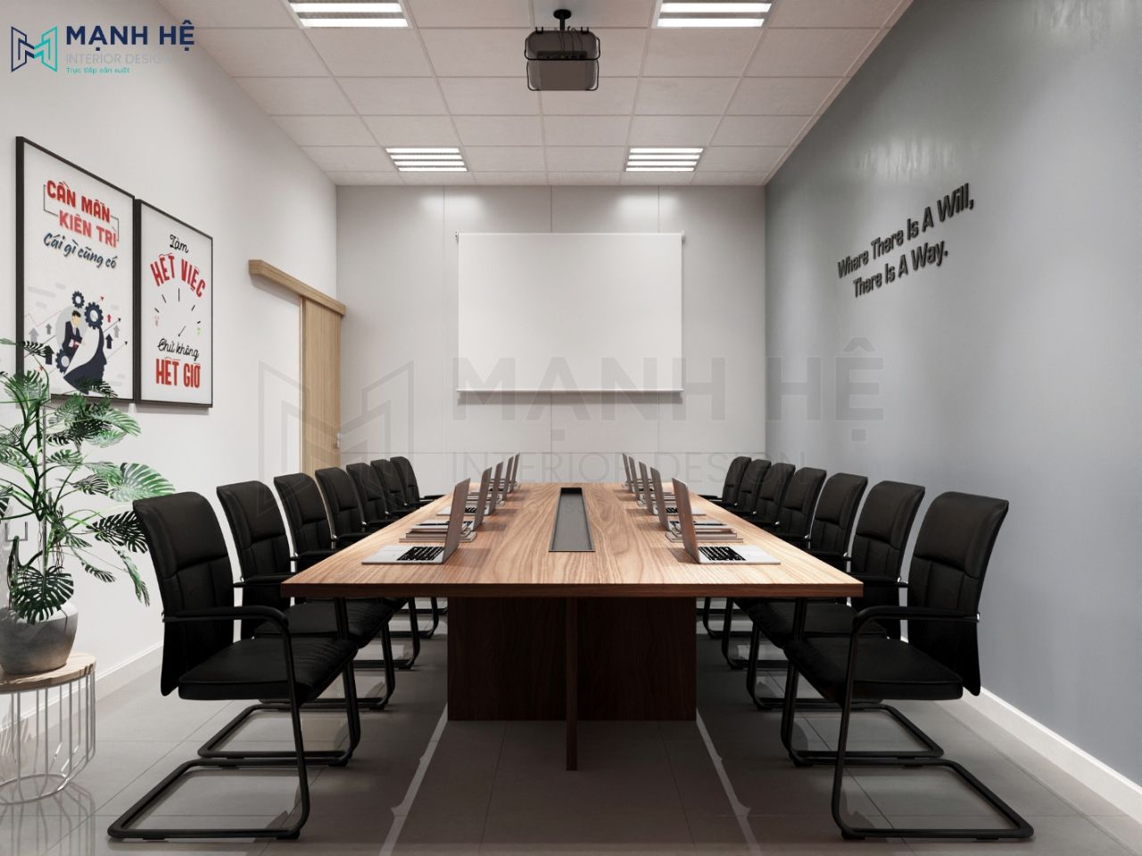 Thiết kế nội thất văn phòng công ty Green Food 220m2 Thiết kế nội thất văn phòng công ty Green Food 220m2