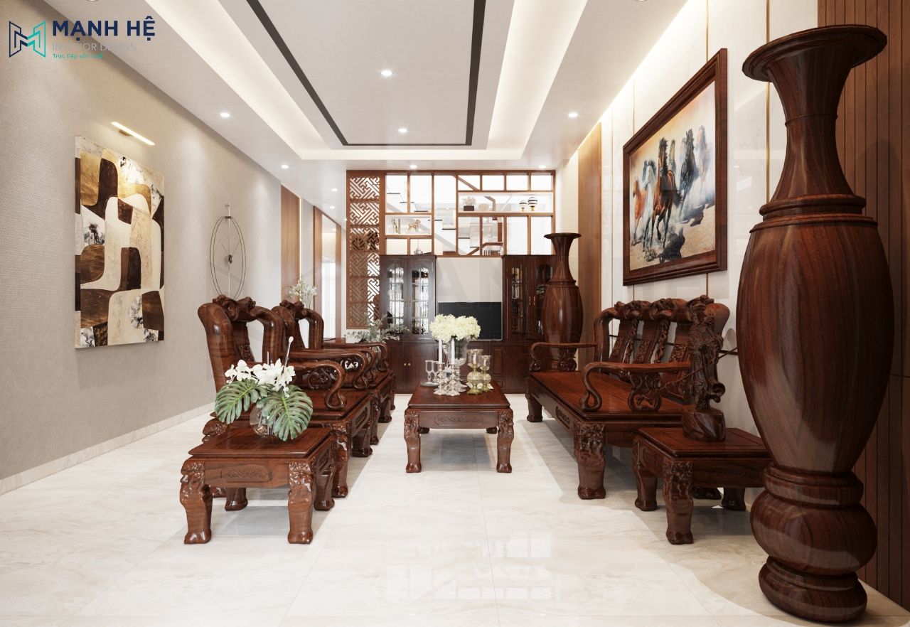 Nội thất nhà phố anh Hùng – 3 PN – Bình Dương Nội thất nhà phố anh Hùng – 3 PN – Bình Dương