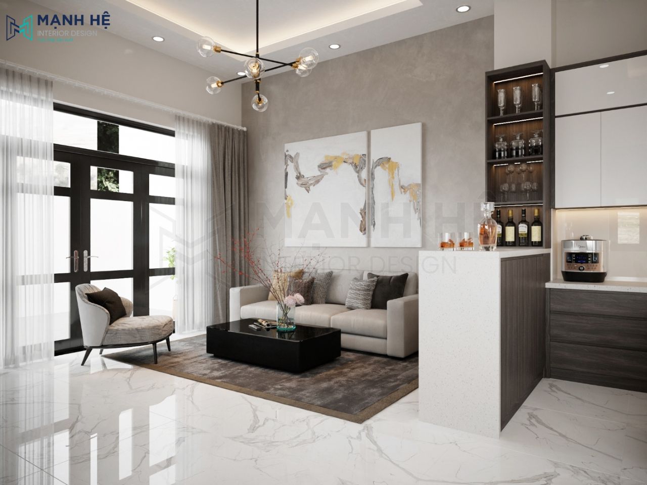 Nội thất nhà phố anh Đức – Long An – 5PN Nội thất nhà phố anh Đức – Long An – 5PN