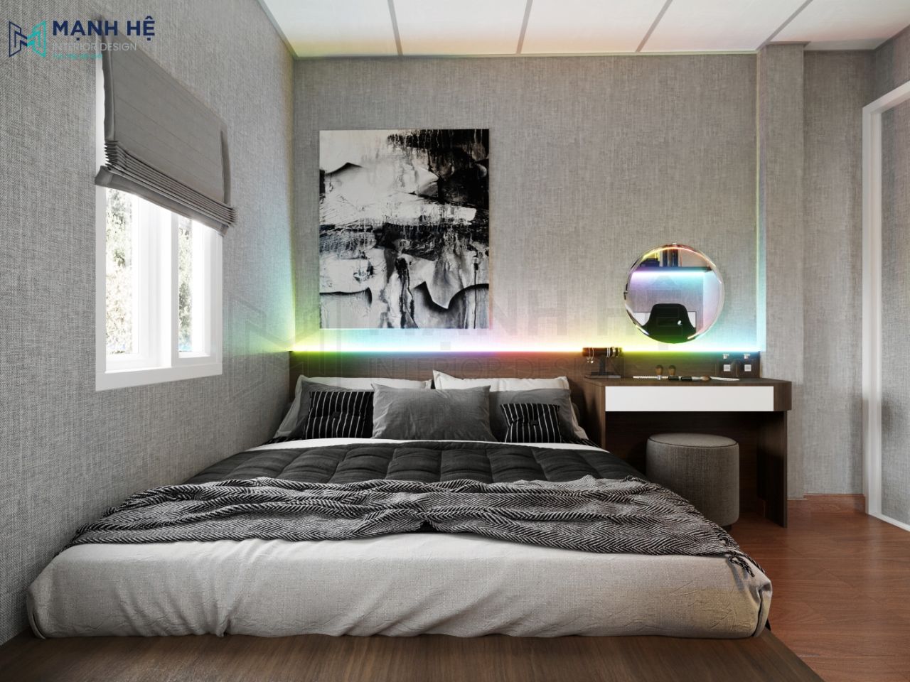 thiet-ke-noi-that-phong-ngu-1 Bộ phòng ngủ 12 m2 PN098