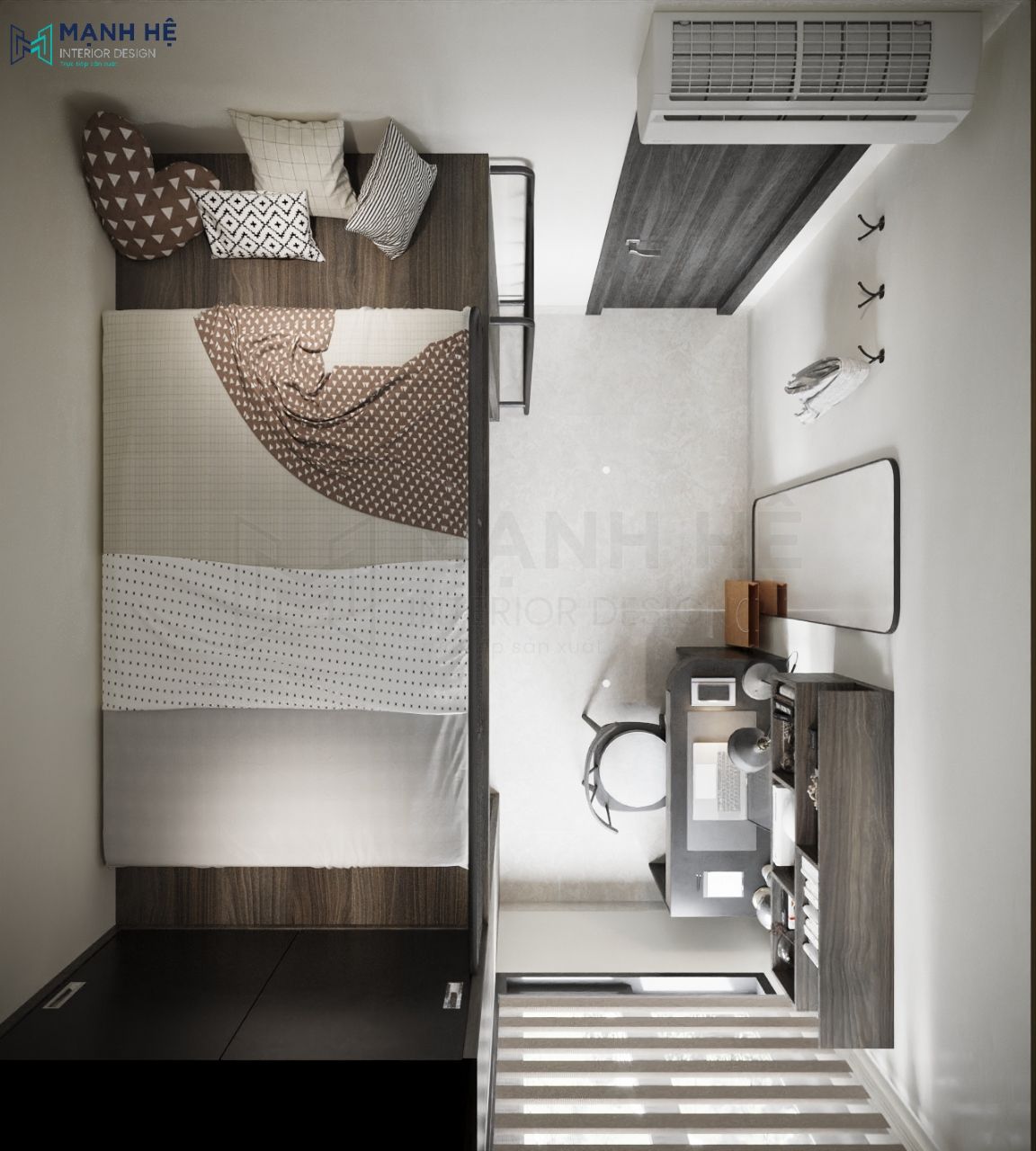 [Tổng hợp] Mẫu thiết kế phòng ngủ thông minh, tiện nghi và hiện đại nhất