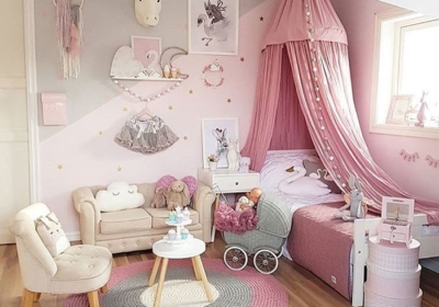 Thiet Ke Phong Ngu Cong Chua Cho Be Gai