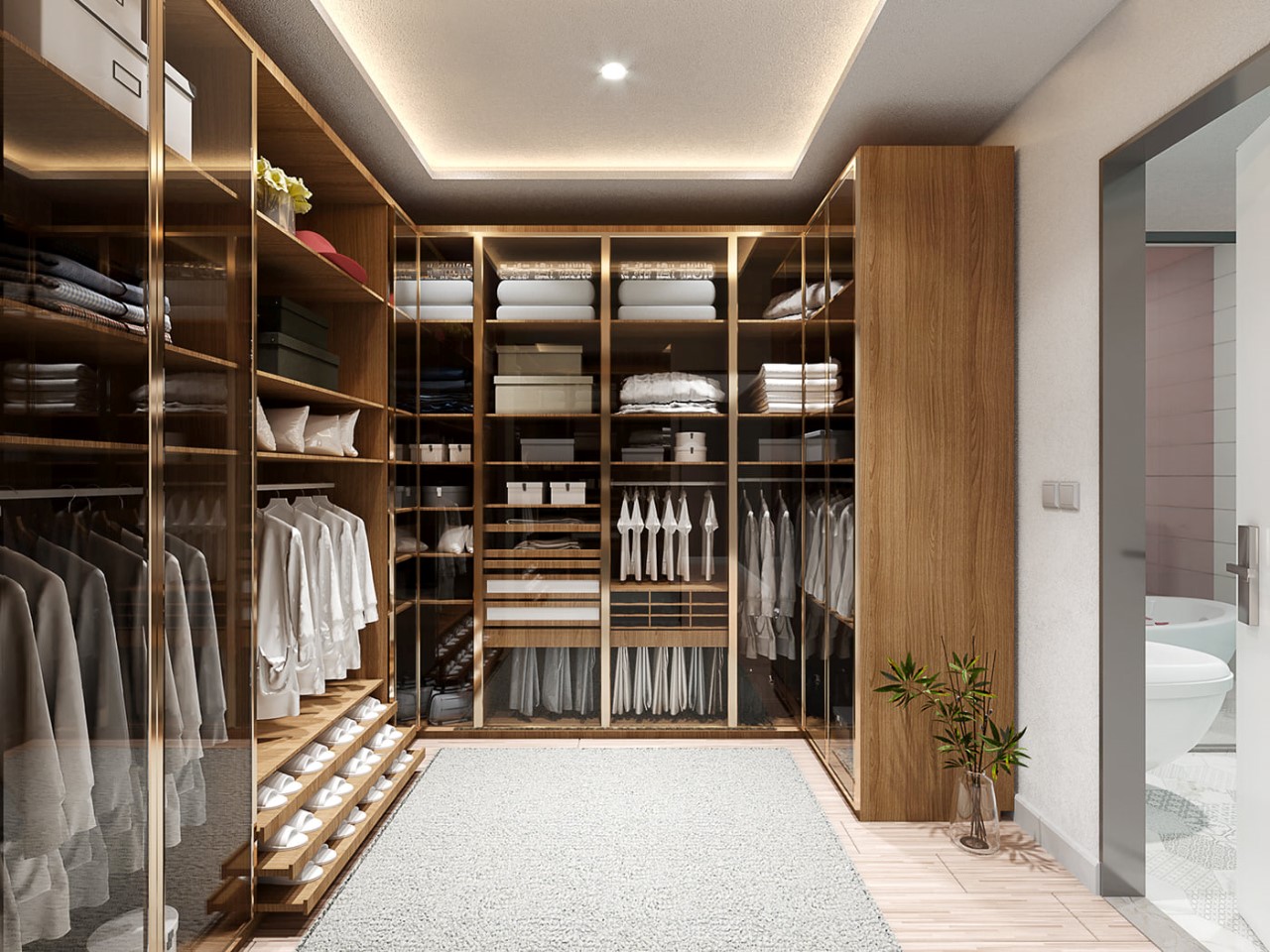 50+ Mẫu thiết kế phòng thay đồ trong phòng ngủ đầy ấn tượng