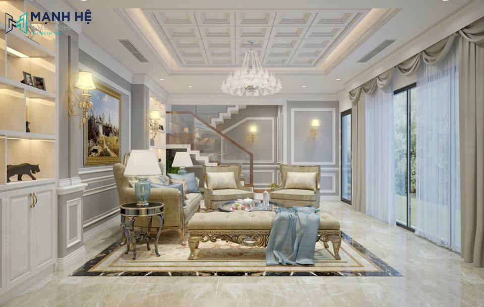 tran-thach-cao-vuong-noi-that-manh-he Gợi ý một số mẫu trần thạch cao dành cho phòng khách sẽ là xu hướng trong năm