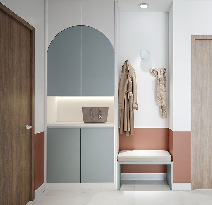 tu-giay-co-ghe-ngoi-6 Chiêm ngưỡng 25 mẫu tủ giày có ghế ngồi đẹp - tiện nghi giúp tối ưu diện tích ngôi nhà