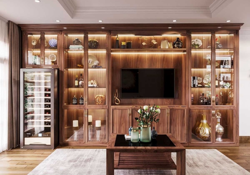 Tu Ruou Phong Khach Mau 1