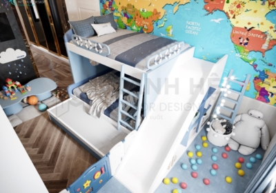 Giường tầng thủy thủ cho bé GT006