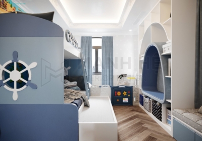 Giường tầng thủy thủ cho bé GT006