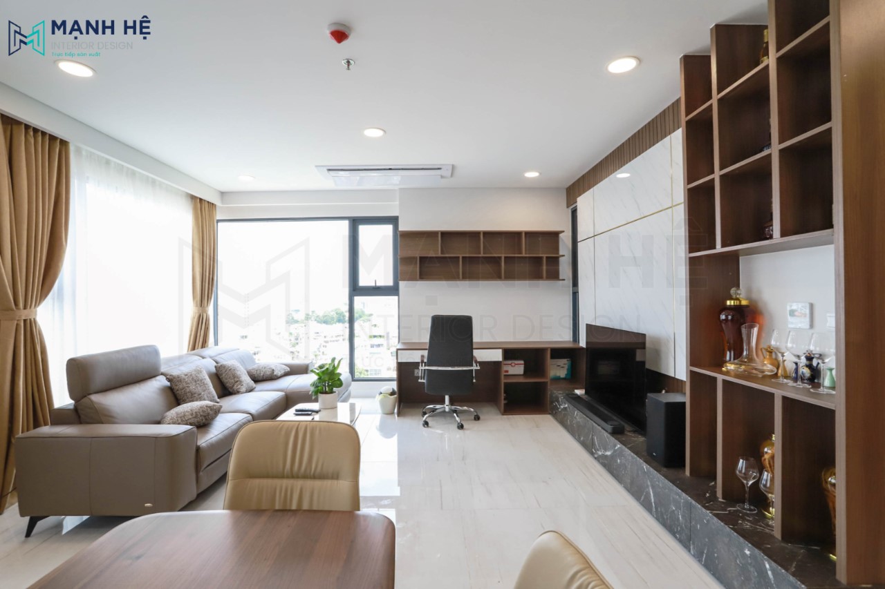 Tối ưu diện tích nội thất phòng khách với bộ ghế sofa chữ L hiện đại