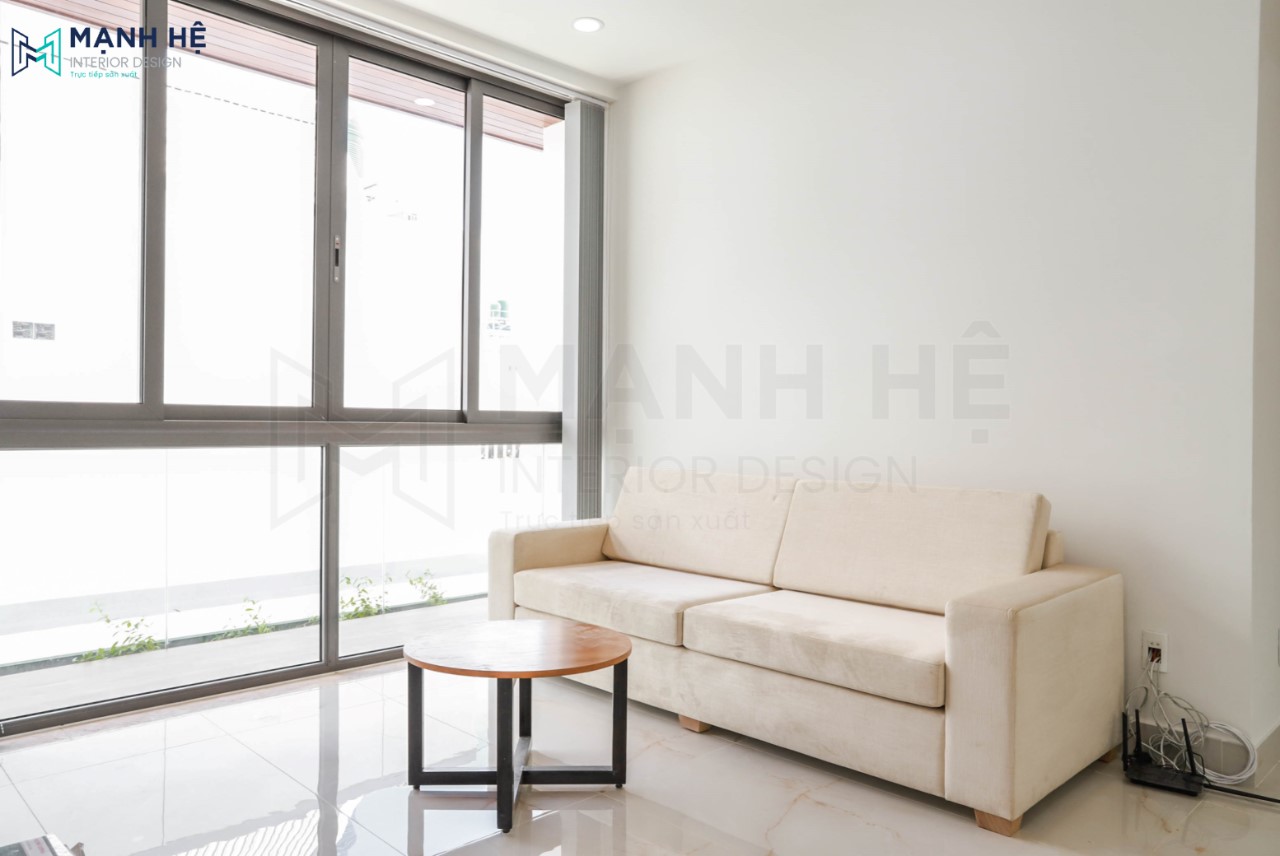 7.1 Ghế Sofa Chữ I Sang Trọng Ghế sofa chữ I đơn giản đặt tại phòng khách phụ