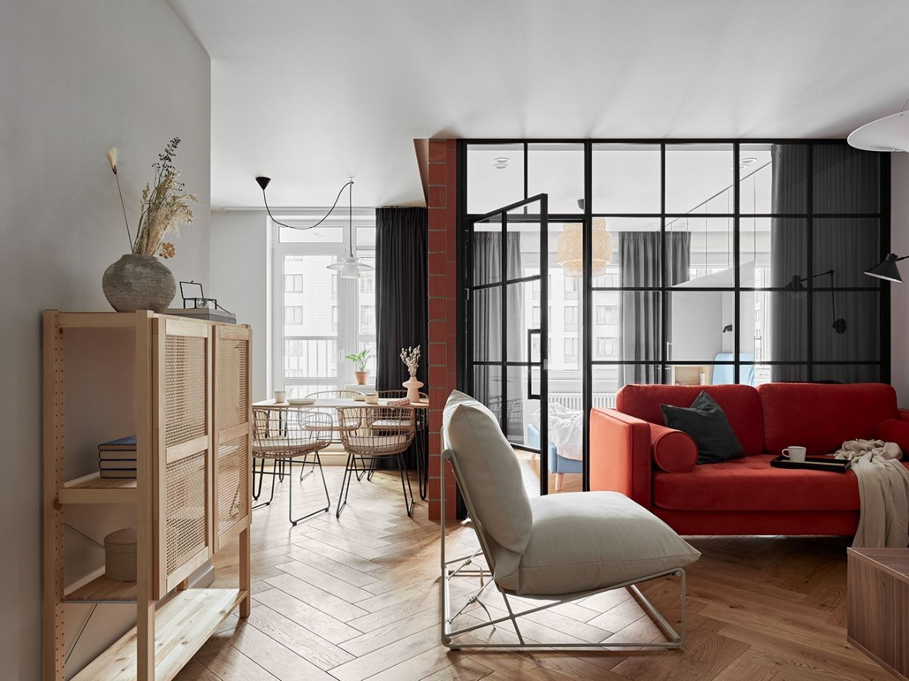 Căn hộ phong cách Industrial cho người độc thân