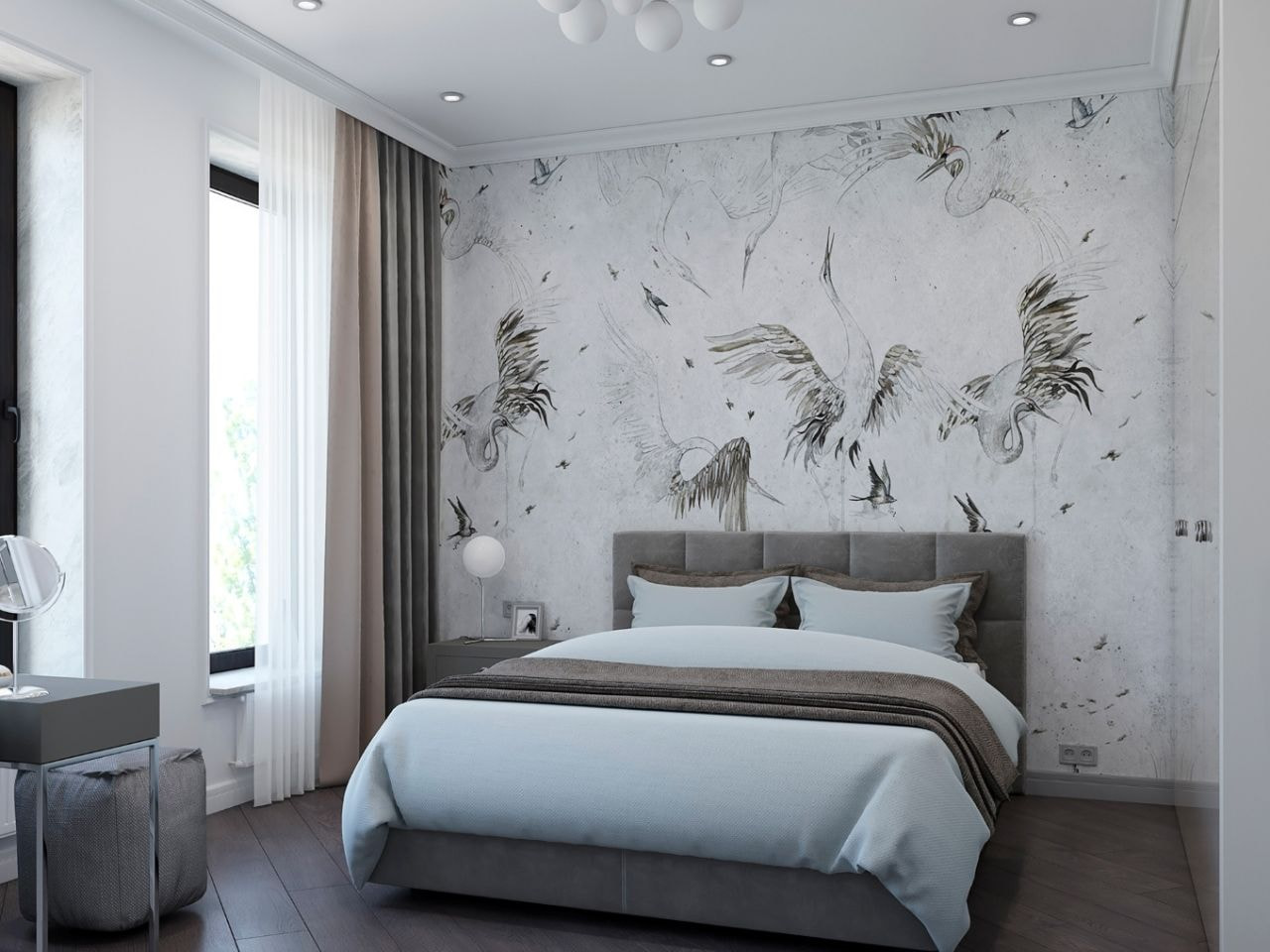 Nội thất căn hộ 45m2 đa năng dành cho 1 người ở