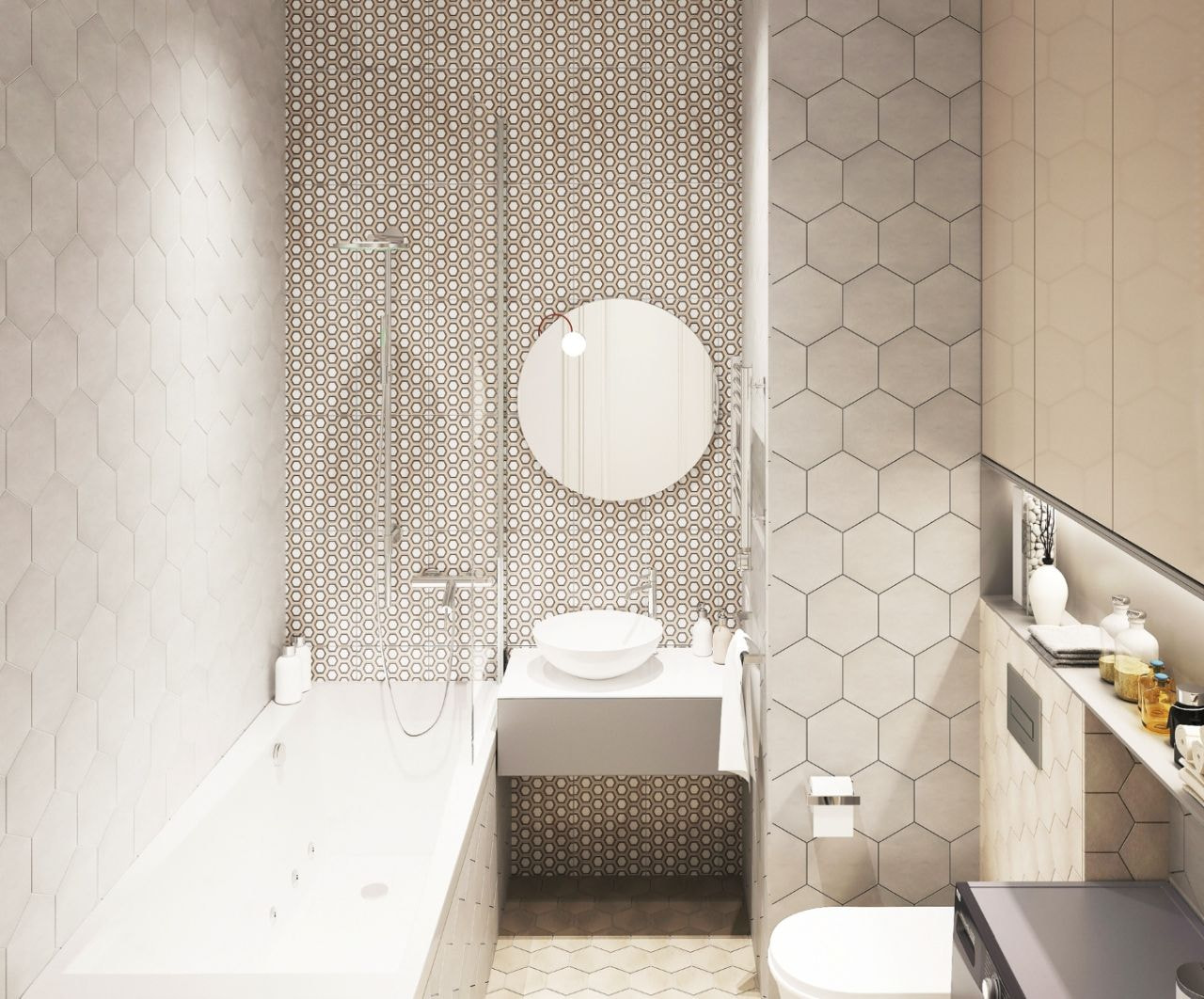 Nội thất căn hộ 45m2 đa năng dành cho 1 người ở