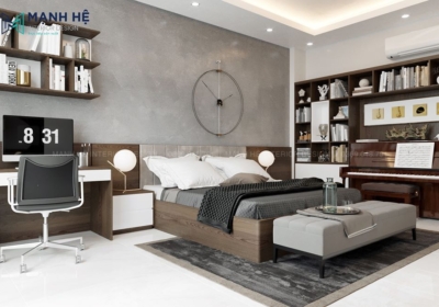 Tổng quan không gian phòng ngủ Master đẳng cấp