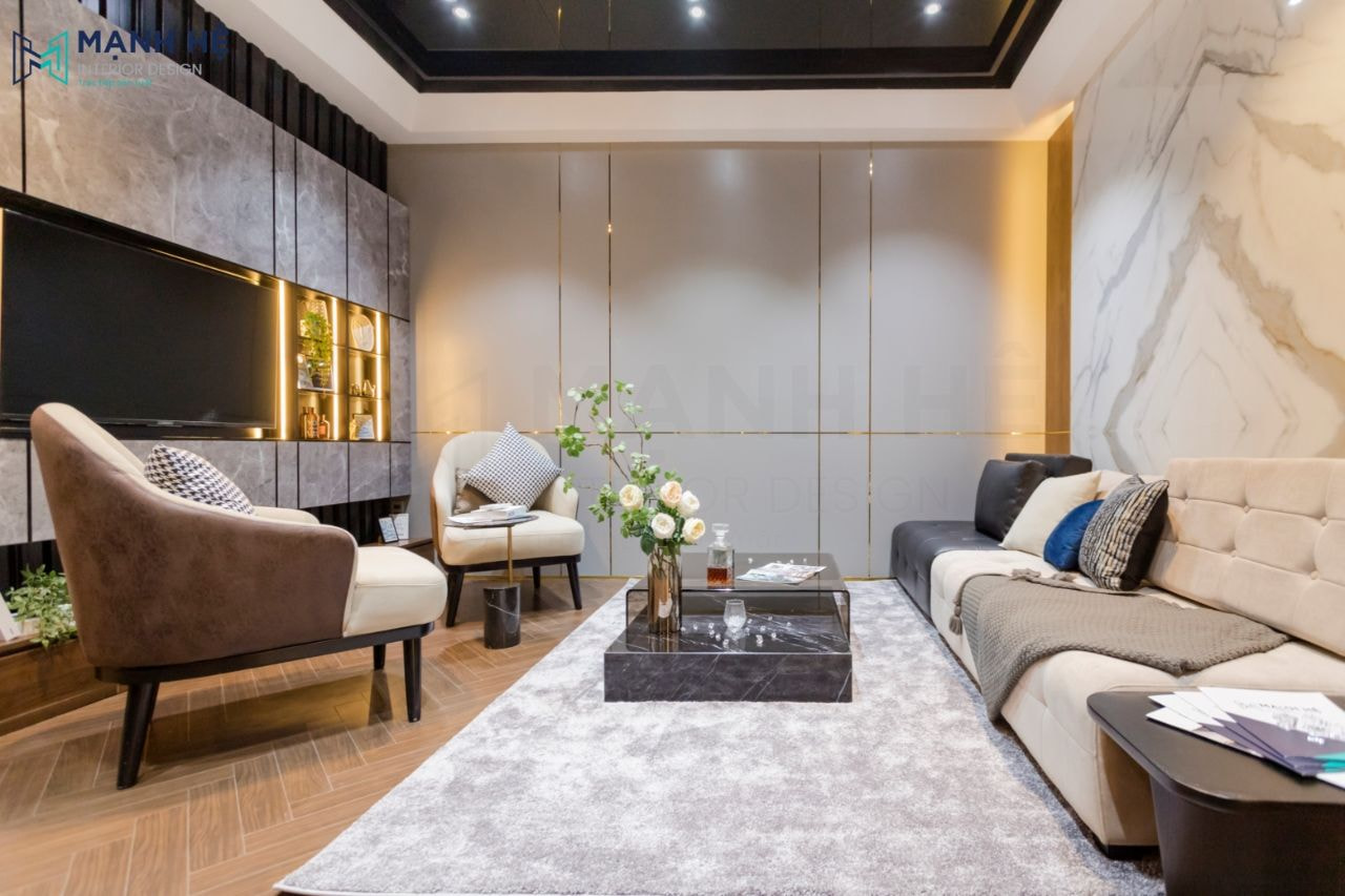 Không gian phòng khách khách sang trọng cách lựa chọn và bố trí nội thất phù hợp