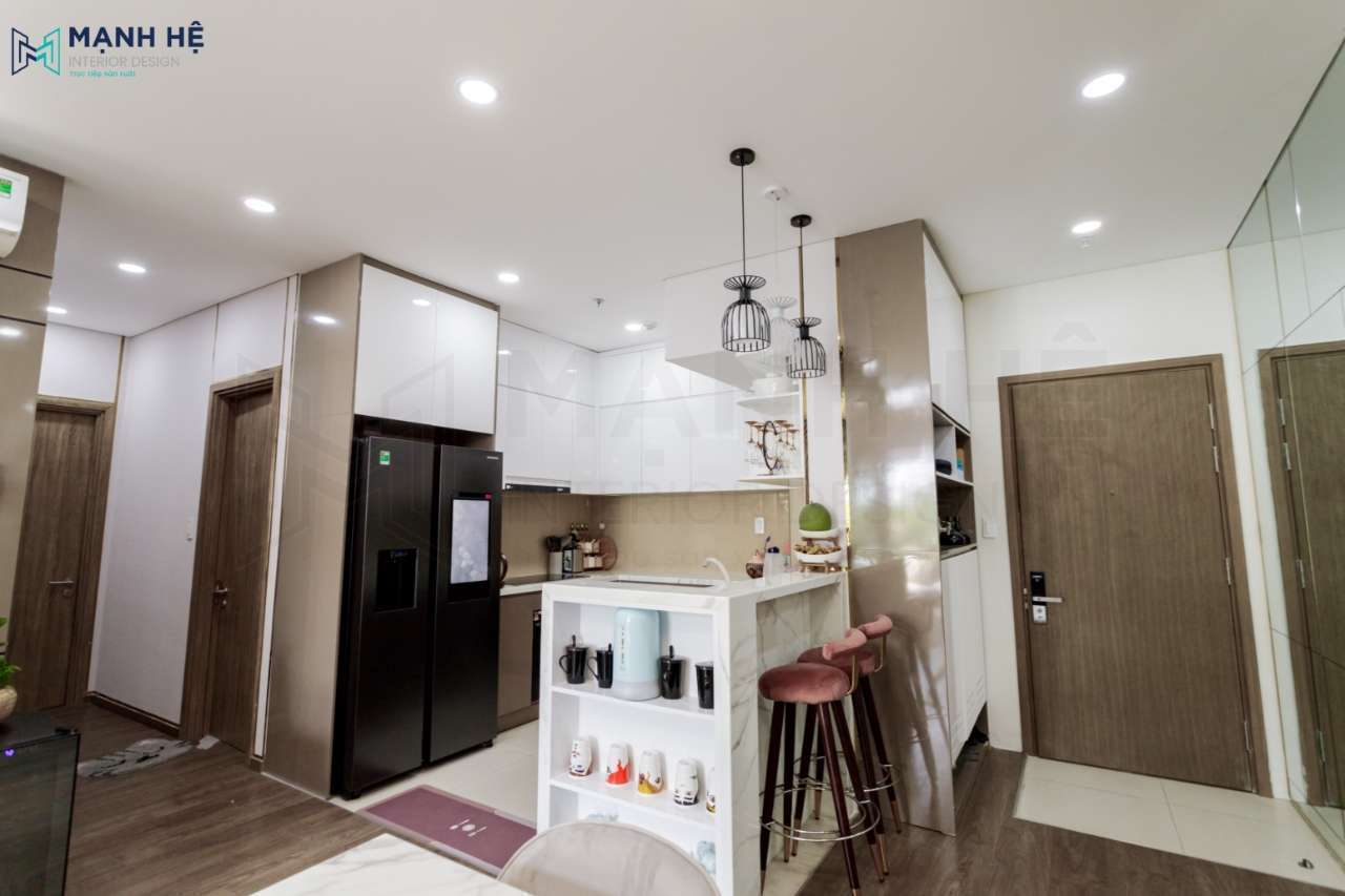 Lựa chọn mẫu tủ bếp chữ U đẹp gia tăng không gian sử dụng