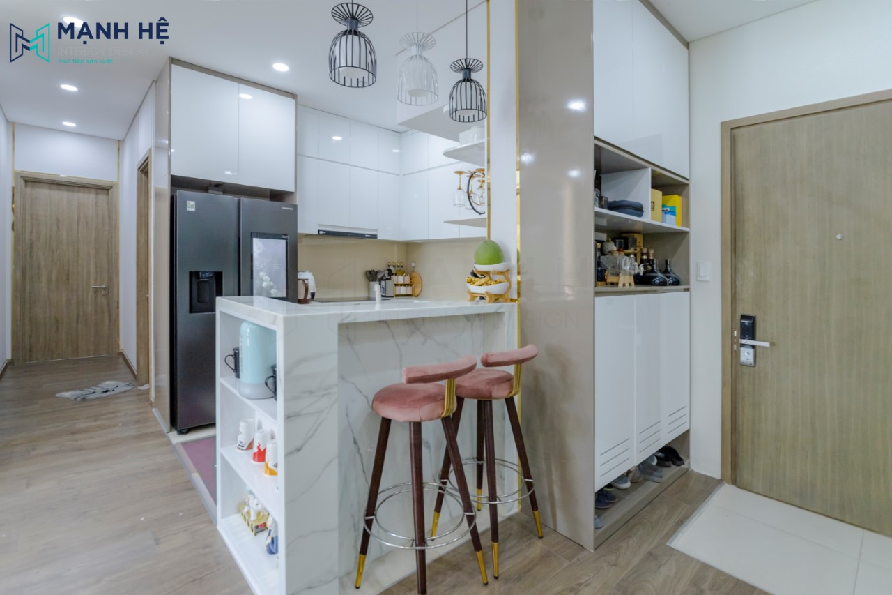 Lựa chọn mẫu tủ bếp chữ U đẹp gia tăng không gian sử dụng