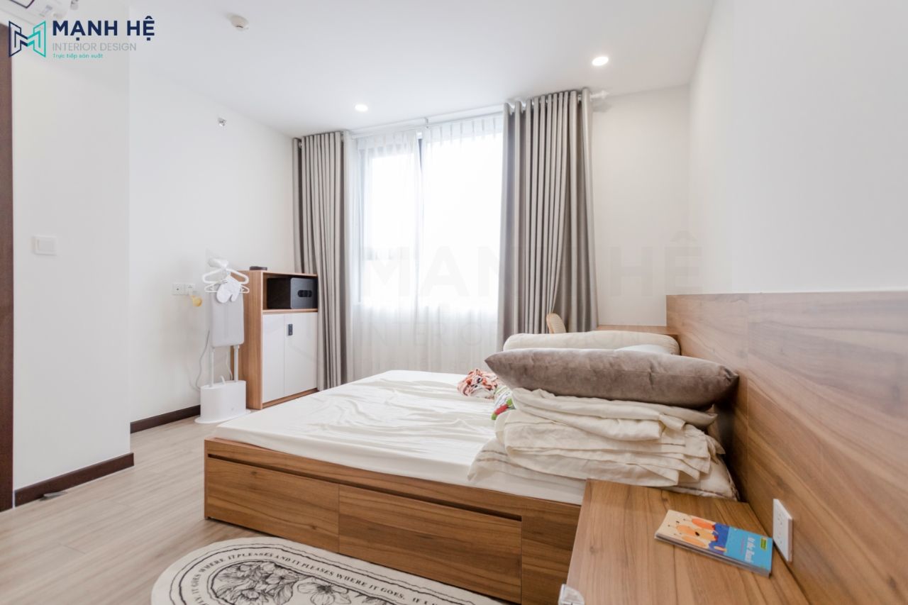 Nội thất phòng ngủ master 15m2 chung cư C-Sky View Bình Dương Nội thất phòng ngủ master 15m2 chung cư C-Sky View Bình Dương