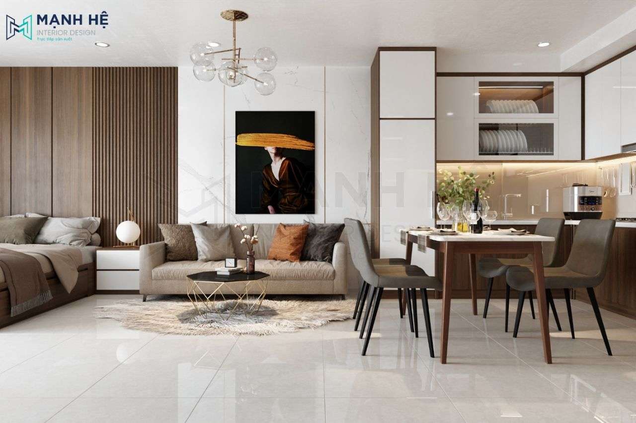 Căn hộ 1 phòng ngủ cho nữ độc thân