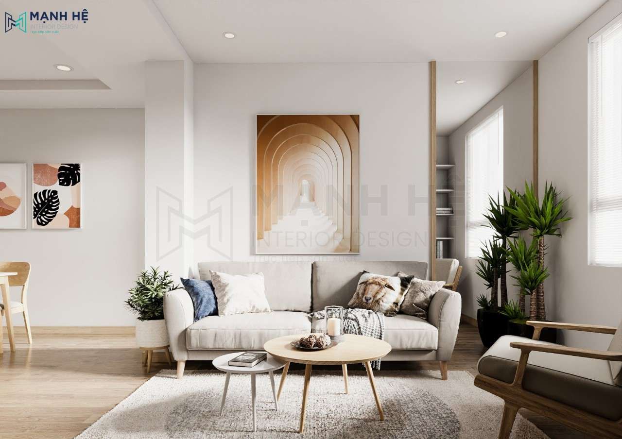 Điểm nhấn cho thiết kế chung cư 1 phòng ngủ