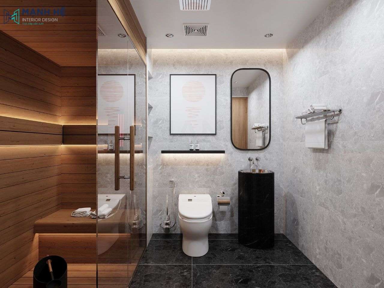 Thiết kế phòng tắm chung cư
