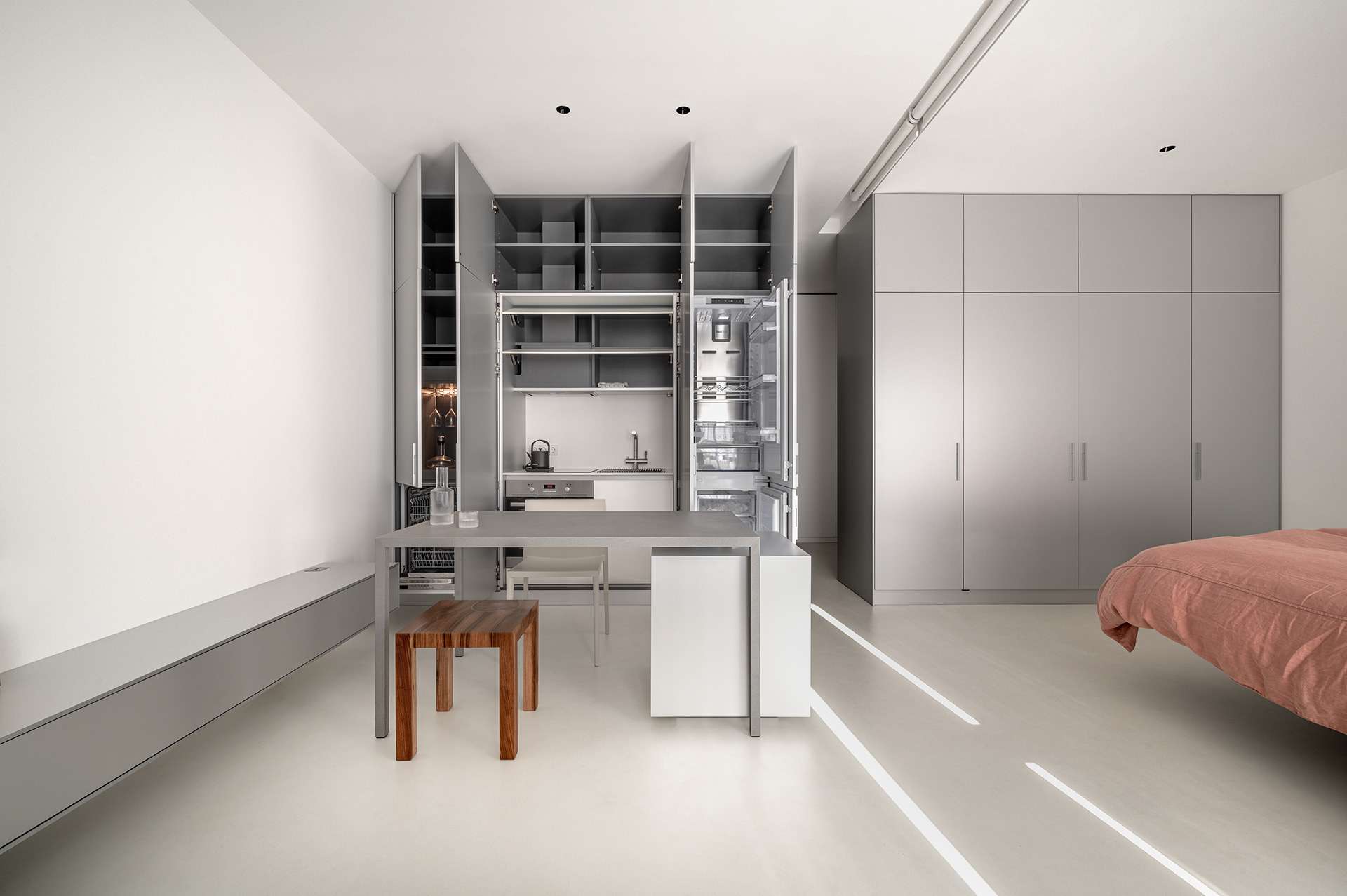 Thiết kế nội thất căn hộ 2 phòng ngủ theo phong cách tối giản - Minimalist