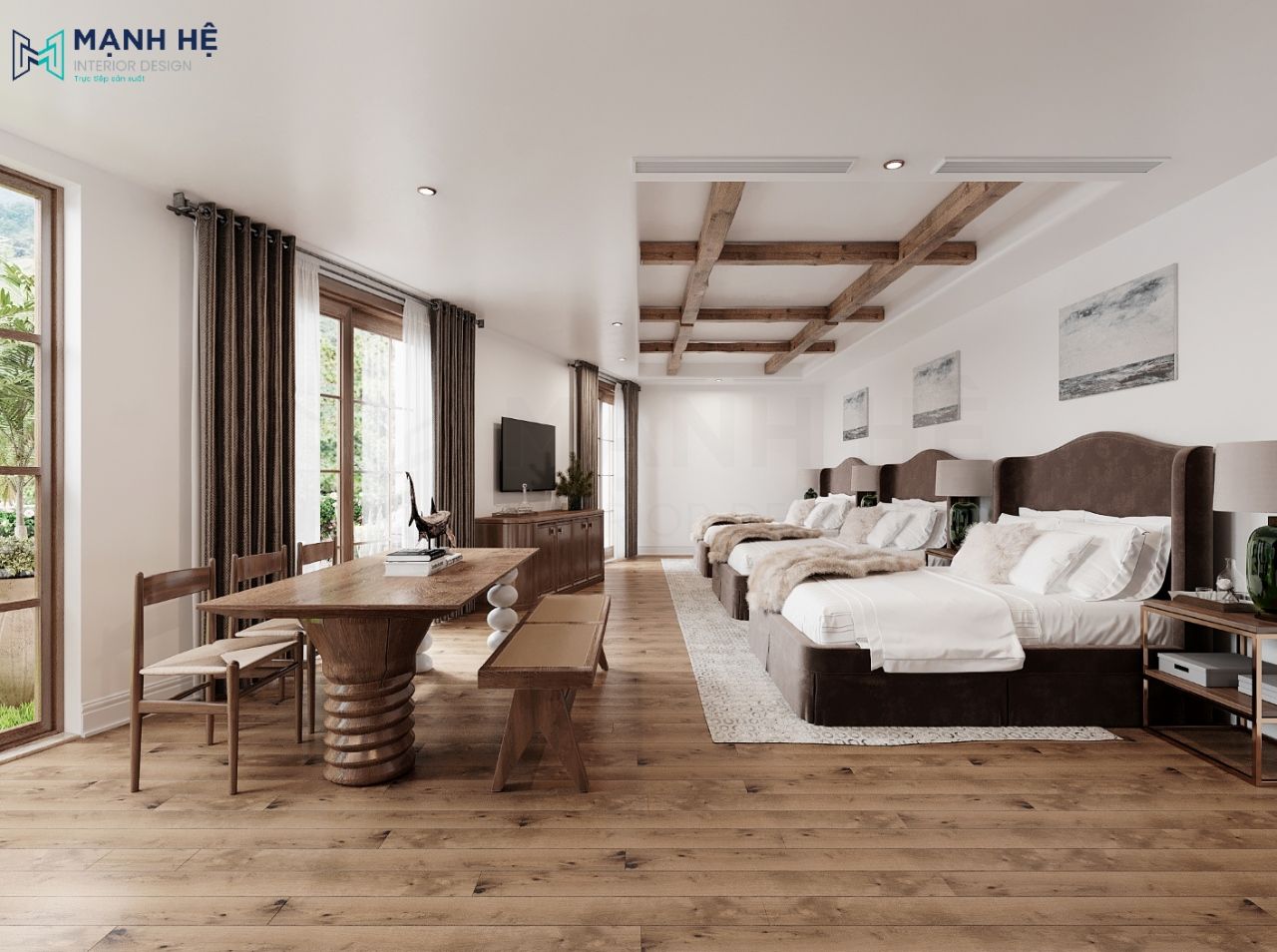 Mẫu thiết kế nội thất khách sạn (1) - Khách sạn Angle Đà Lạt