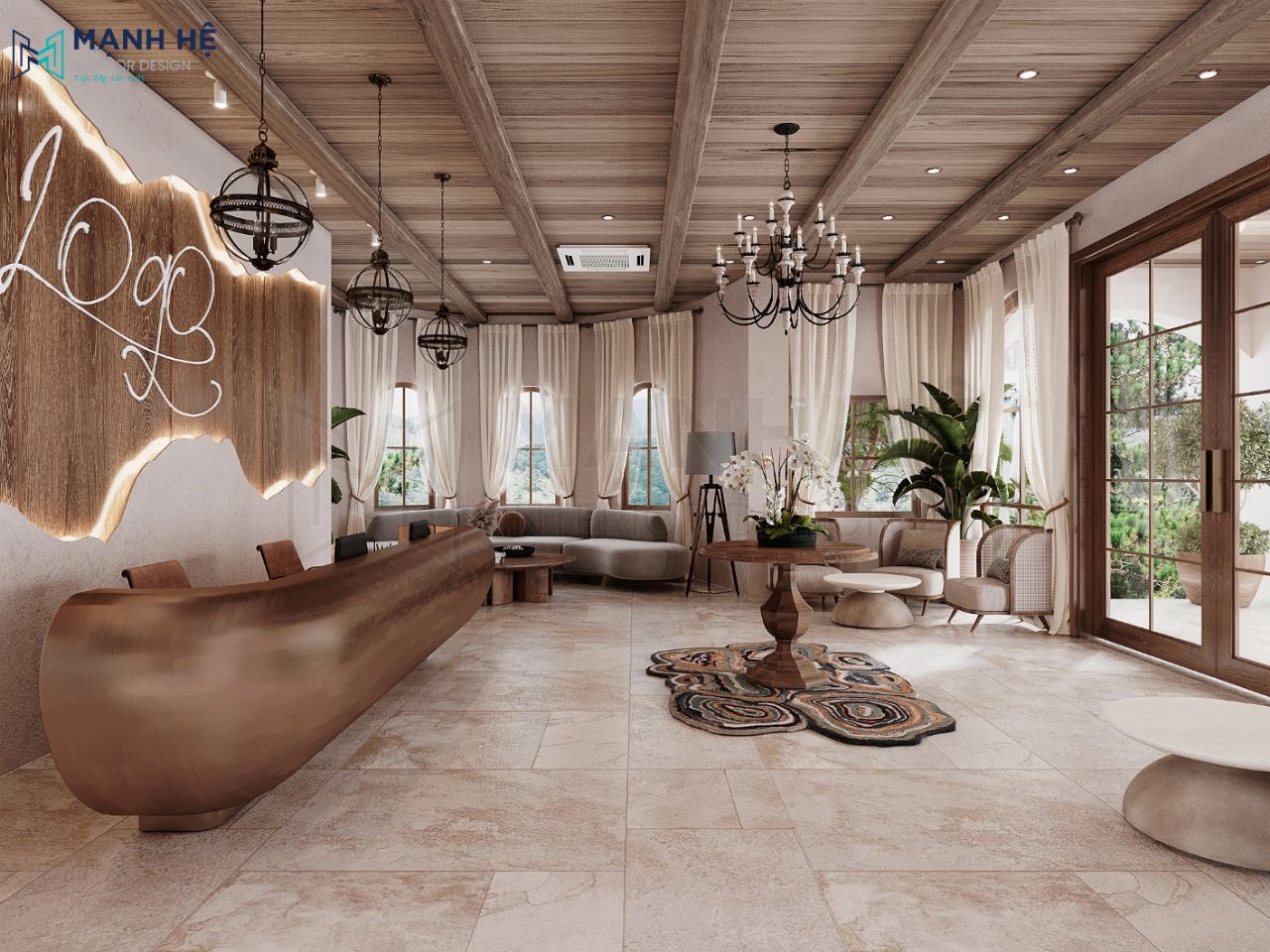 Mẫu thiết kế nội thất khách sạn (1) - Khách sạn Angle Đà Lạt