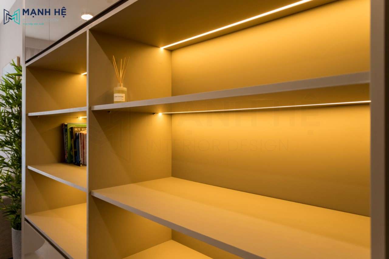 Mỗi đường nét nội thất đều được thi công tỉ mỉ, sắc nét đến từng chi tiết